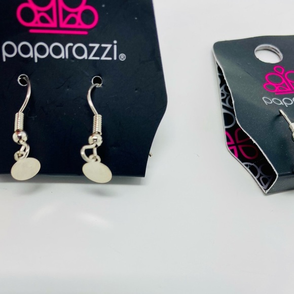 Paparazzi Silver and Iridescent Earrings Sets - Picture 4 of 5